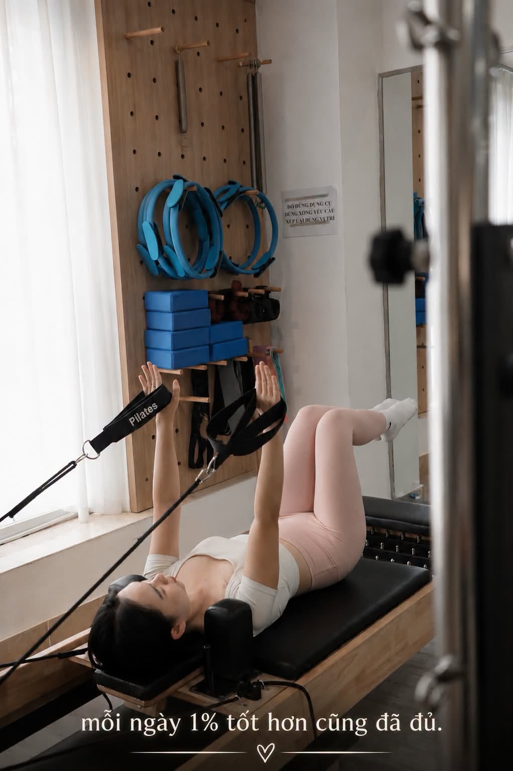 Buổi tập Pilates Reformer tại SCC
